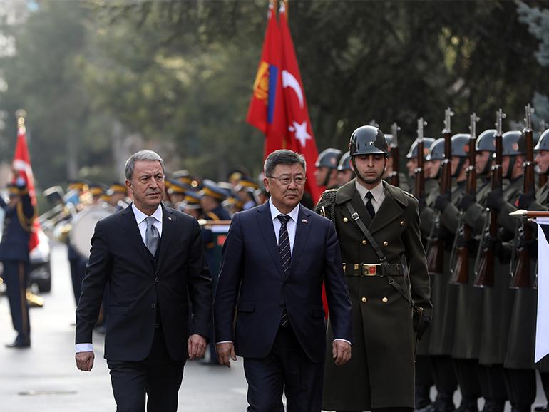 MINISTER OF DEFENSE OF MONGOLIA PAYS AN OFFICIAL VISIT TO TURKEY